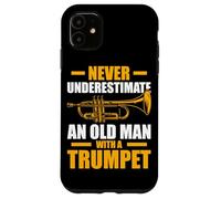 Old Man with a Trumpet Trompette Joueur de Trompette Coque pour iPhone 11