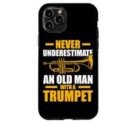 Old Man with a Trumpet Trompette Joueur de Trompette Coque pour iPhone 11 Pro