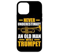 Old Man with a Trumpet Trompette Joueur de Trompette Coque pour iPhone 12 Mini