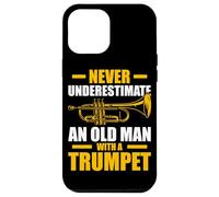 Old Man with a Trumpet Trompette Joueur de Trompette Coque pour iPhone 12 Pro Max