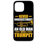 Old Man with a Trumpet Trompette Joueur de Trompette Coque pour iPhone 13 Pro Max