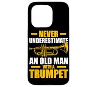 Old Man with a Trumpet Trompette Joueur de Trompette Coque pour iPhone 15 Pro