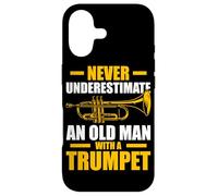 Old Man with a Trumpet Trompette Joueur de Trompette Coque pour iPhone 17