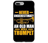 Old Man with a Trumpet Trompette Joueur de Trompette Coque pour iPhone 7 Plus/8 Plus