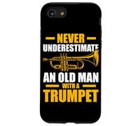 Old Man with a Trumpet Trompette Joueur de Trompette Coque pour iPhone SE (2020) / 7/8