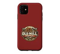 Old Mill Trading Co Badge Vintage en Bois et Outils Coque pour iPhone 11