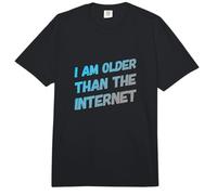 Old People Funny Text Citation I'm Older Than The Internet Comfort Colors Adult Heavyweight T-Shirt