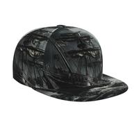 Old Pirate Ship in The Sea Print Baseball Cap Confortable Chapeau Respirant Mesh Sports Golf Outdoor Fashion Wear Noir