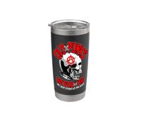 Old Punks Never Die Musique punk rock Mohawk Skull Gobelet isotherme en acier inoxydable double paroi