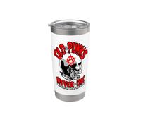 Old Punks Never Die Musique punk rock Mohawk Skull Gobelet isotherme en acier inoxydable double paroi