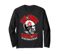Old Punks Never Die Musique Punk Rock Mohawk Skull Manche Longue