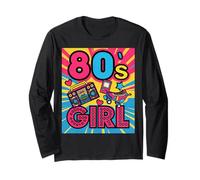 Old School 80s Girl Sweet Memories Throwback 80's Vibe Manche Longue
