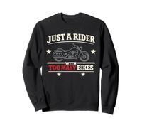 Old School Biker Veteran Rider Expérimenté Moto Life Sweatshirt