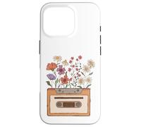 Old School Cassettes Vintage Cottagecore Nostalgic Era Coque pour iPhone 16 Pro