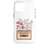 Old School Cassettes Vintage Cottagecore Nostalgic Era Coque pour iPhone 16 Pro Max