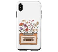 Old School Cassettes Vintage Cottagecore Nostalgic Era Coque pour iPhone XS Max