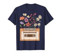 Old School Cassettes Vintage Cottagecore Nostalgic Era T-Shirt