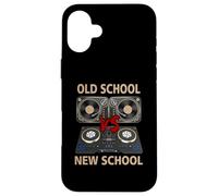 Old School DJ VS New School Dee Jay House Dance Music Coque pour iPhone 16 Plus