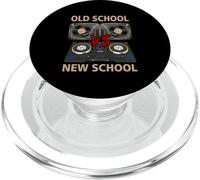 Old School DJ VS New School Dee Jay House Dance Music PopSockets PopGrip pour MagSafe