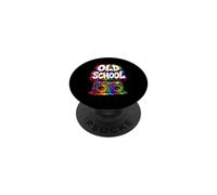 Old School Graffiti Style Boom Box années 80 Musique Peinture Graphique PopSockets PopGrip Adhésif
