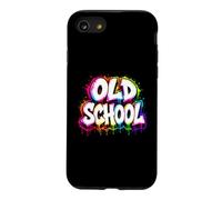 Old School Graffiti Style Spray Peinture Splatter Word Graphic Coque pour iPhone SE (2020) / 7/8