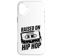 Old School Hip Hop Cassette surélevée sur Le Rap Vintage des années 90 Coque pour iPhone 16 Plus