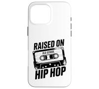 Old School Hip Hop Cassette surélevée sur Le Rap Vintage des années 90 Coque pour iPhone 16 Pro Max