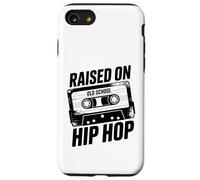 Old School Hip Hop Cassette surélevée sur Le Rap Vintage des années 90 Coque pour iPhone SE (2020) / 7/8