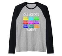 Old School Playlist Cassettes rétro Cassettes Mixtapes Musique Manche Raglan