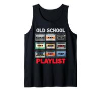 Old School Playlist Cassettes Vintage des années 80 Débardeur