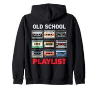 Old School Playlist Cassettes Vintage des années 80 Sweat à Capuche