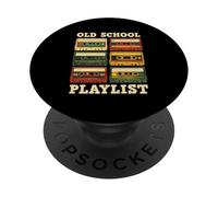 Old School Playlist - Rétro années 80 Throwback Vintage Party PopSockets PopGrip Adhésif