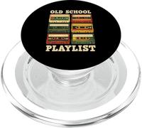Old School Playlist - Rétro années 80 Throwback Vintage Party PopSockets PopGrip pour MagSafe