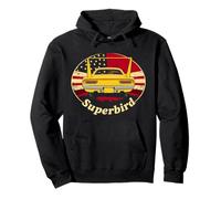 Old School Plymouth Superbird Drapeau américain rétro Classique Sweat à Capuche