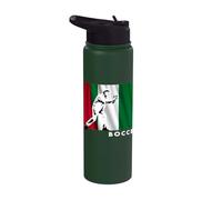 Old School Pocce Boccia Lawn Bowling Italian Boule Masters Stainless Steel Insulated Water Bottle