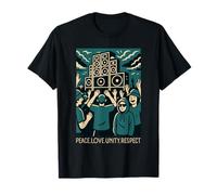 Old School Rave PLUR, Peace Love Unity Respect, Raver EDM des années 90 T-Shirt