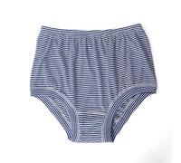 Old School Slip vintage pour homme en coton taille haute avec coupe extensible (taille unique, bleu)