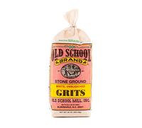 Old School Stone Gruau de maïs blanc moulu sans OGM (sac de 850,5 g)