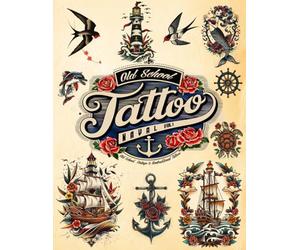 Old School Tattoo Naval. Vol.1 Old School, Vintage and Neotraditional Tattoo Designs book for Artists or your next Ink.: Over 250 Old School tattoos , ... themes, in vibrant colors and ready to ink.