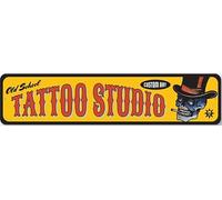 Old School Tattoo Studio Metal Sign