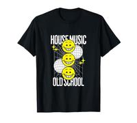 Old Skool Années 90 Rave Smiling House Music Deejay Cadeau T-Shirt