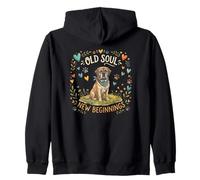 Old Soul New Beginnings Mastiff Cute Rescue Dog Sweat à Capuche