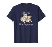 Old Souls New Beginnings Senior Rescue Dog Lover T-Shirt