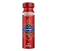 Old Spice Captain Déodorant Corps Spray Homme 150 ml Fraîcheur 48h 0% Sels d'Aluminium Lot de 6