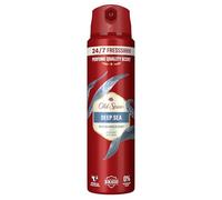 Old Spice Deep Sea Déodorant en spray pour homme 150 ml Fraîcheur 24/7 à usage quotidien Parfum longue durée de qualité Parfum, protection contre les odeurs, sans sels d'aluminium, invisible sur le