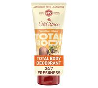 Old Spice - Déodorant pour le corps complet, déodorant pour le corps total, vanille + karité crème déodorante sans aluminium pour homme