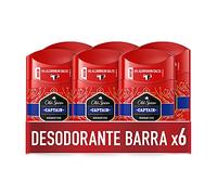 Old Spice Déodorant Stick Captain Pack de 6 x 50 ml (300 ml total)