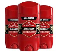 Old Spice Lot de 3 anti-transpirants et déodorants pour homme, invisible solide, parfum Swagger, 96,4 g