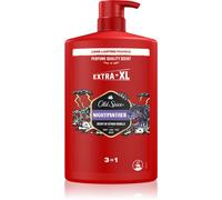 Old Spice Night Panther Gel douche et shampooing pour homme 1000 ml, multi-usage 3 en 1 pour le corps, les cheveux et le visage, fraîcheur durable, parfum de qualité parfum, nettoyage en profondeur