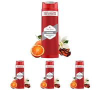 Old Spice Oasis Gel Douche 3 en 1 pour Cheveux, Visage et Corps 400 ml Fraîcheur Longue Durée Parfum de Qualité Parfum Nettoyage en Profondeur (Lot de 4)